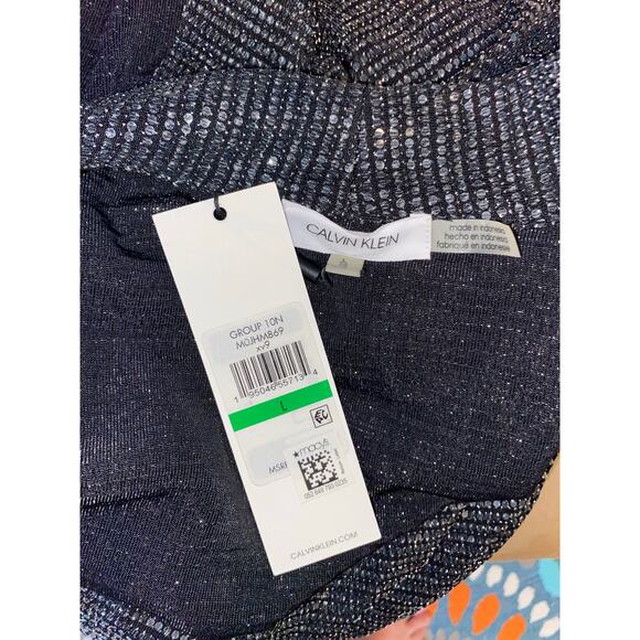 Calvin Klein Sparkling Black Blouse - Picture 8 of 12